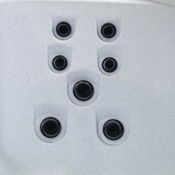 Ignite 7-Person White Open 65 Jet 220V Hot Tub, Real Stainless Heater, Ozone, Waterfall and Upgraded Lighting - Image 7